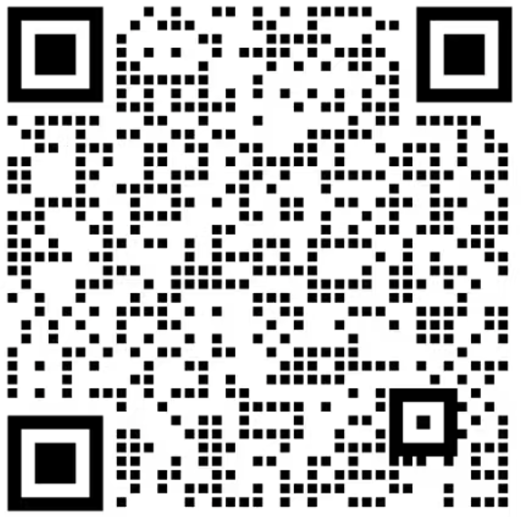深圳中学网咨询服务二维码，方形黑色边框，内部黑白二维码图案，下方标注扫码咨询